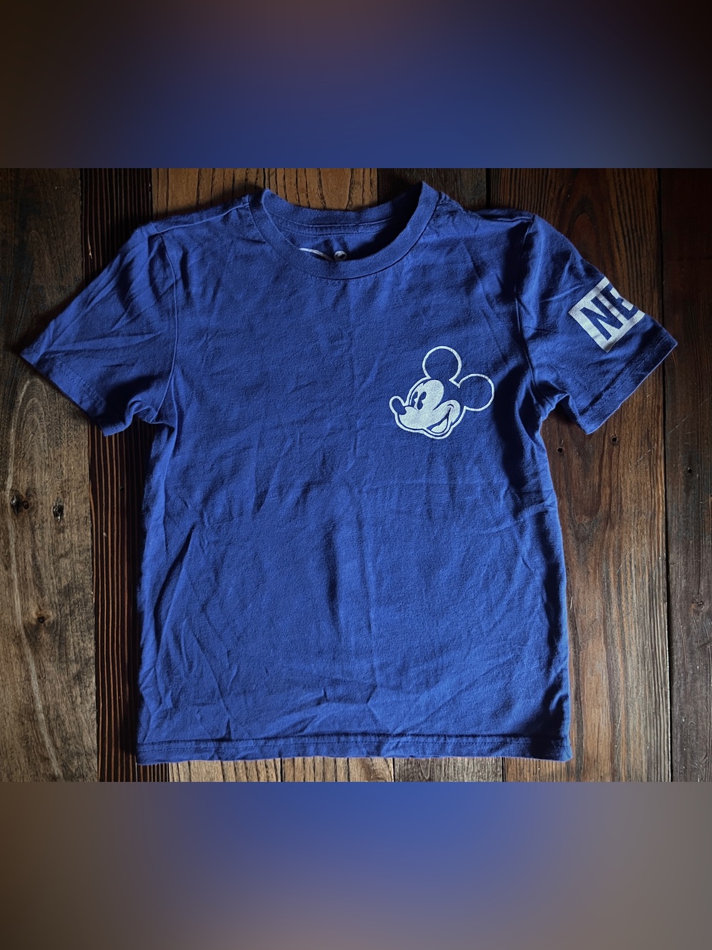 2/$20 Kids • Disney x NEFF Mickey Blue Graphic T-Shirt Boys Small Skate Surf